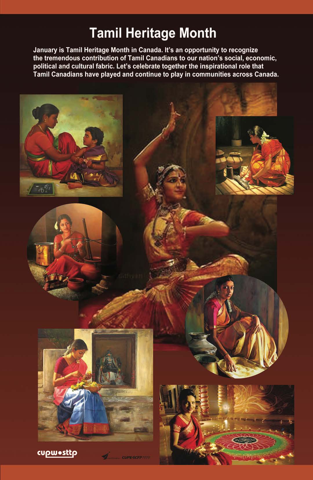 Poster: January is Tamil Heritage Month!