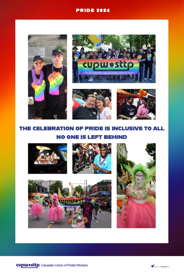 Poster: Pride 2024:  No One Left Behind:  Equality, Freedom, and Justice for All  