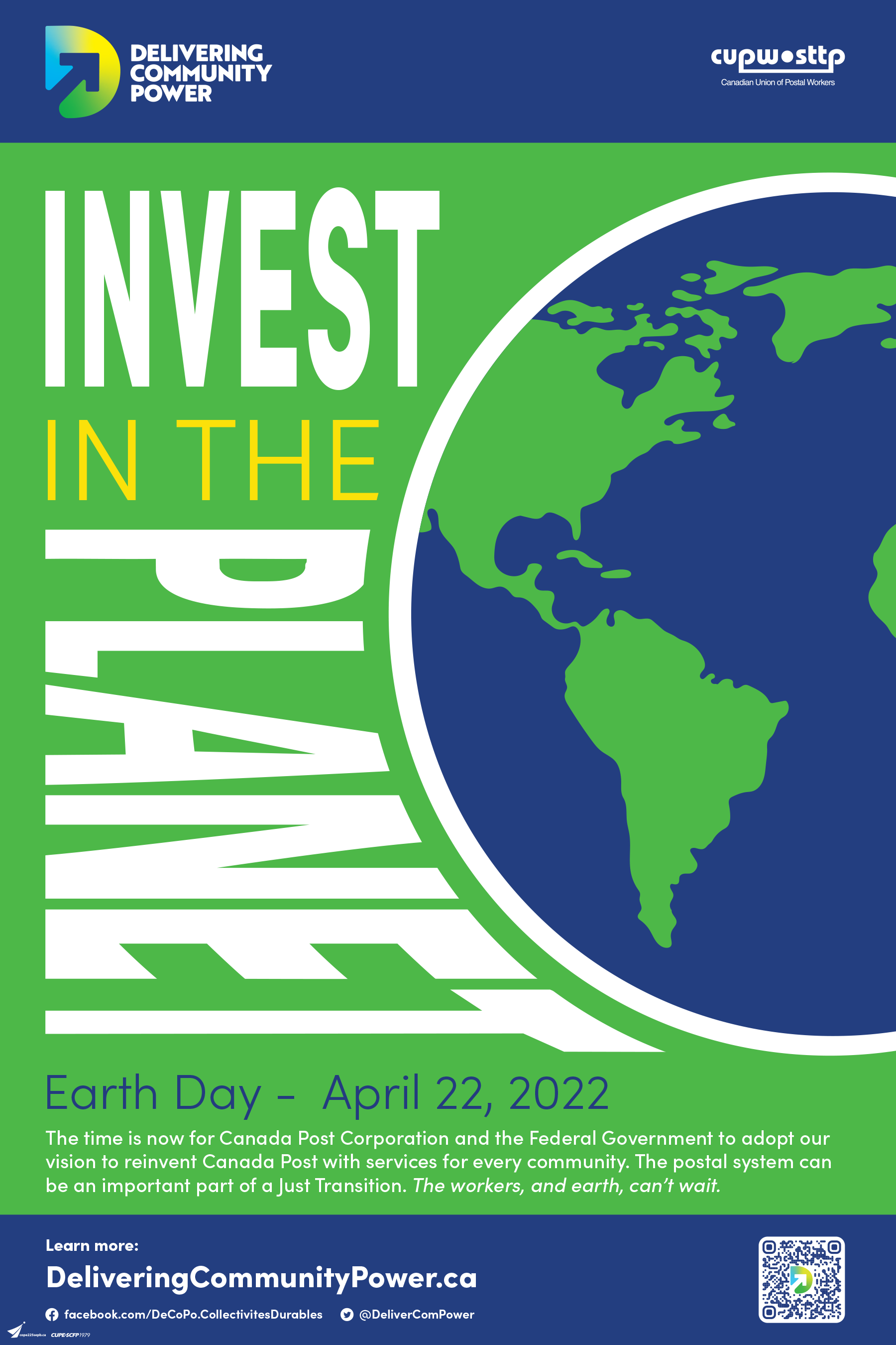 Invest in the planet - Earth Day -  April 22, 2022