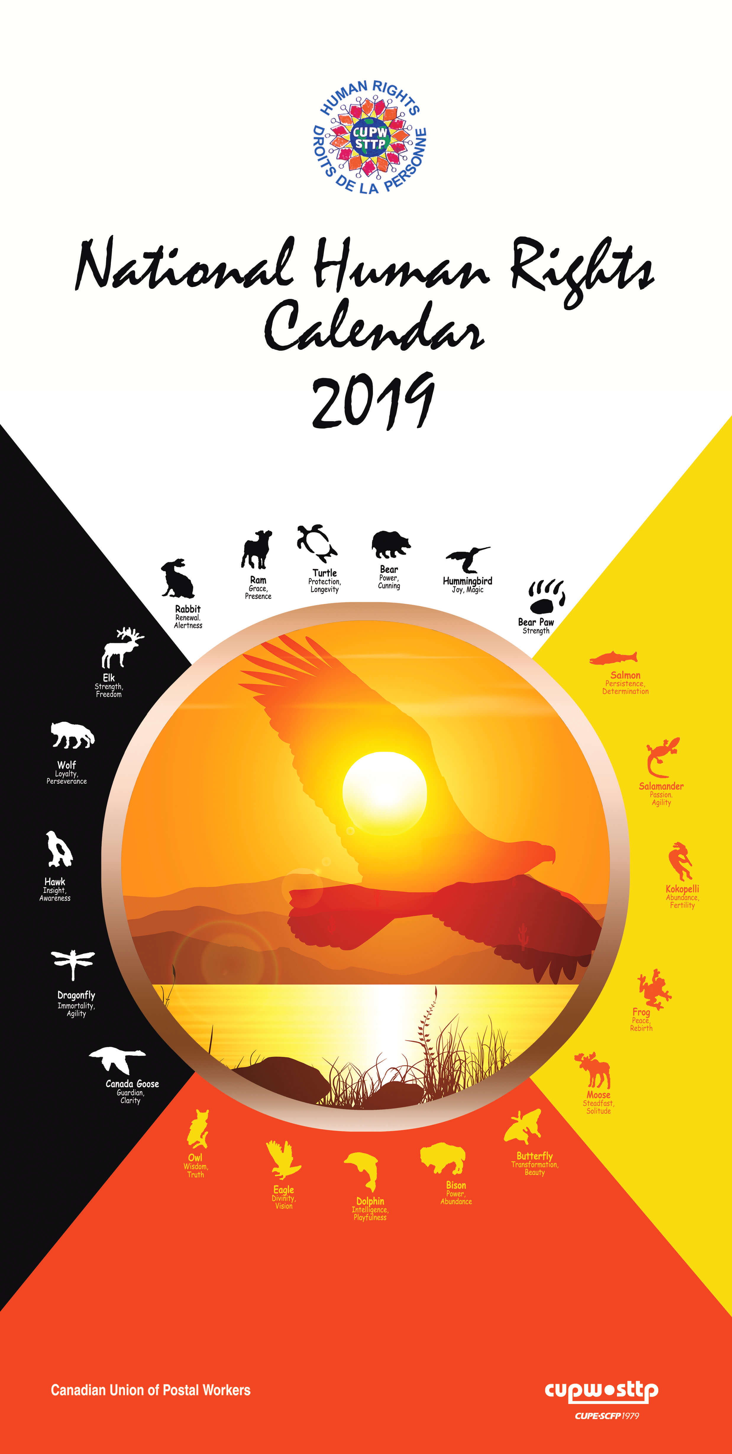 2019 CUPW Human Rights Calendar