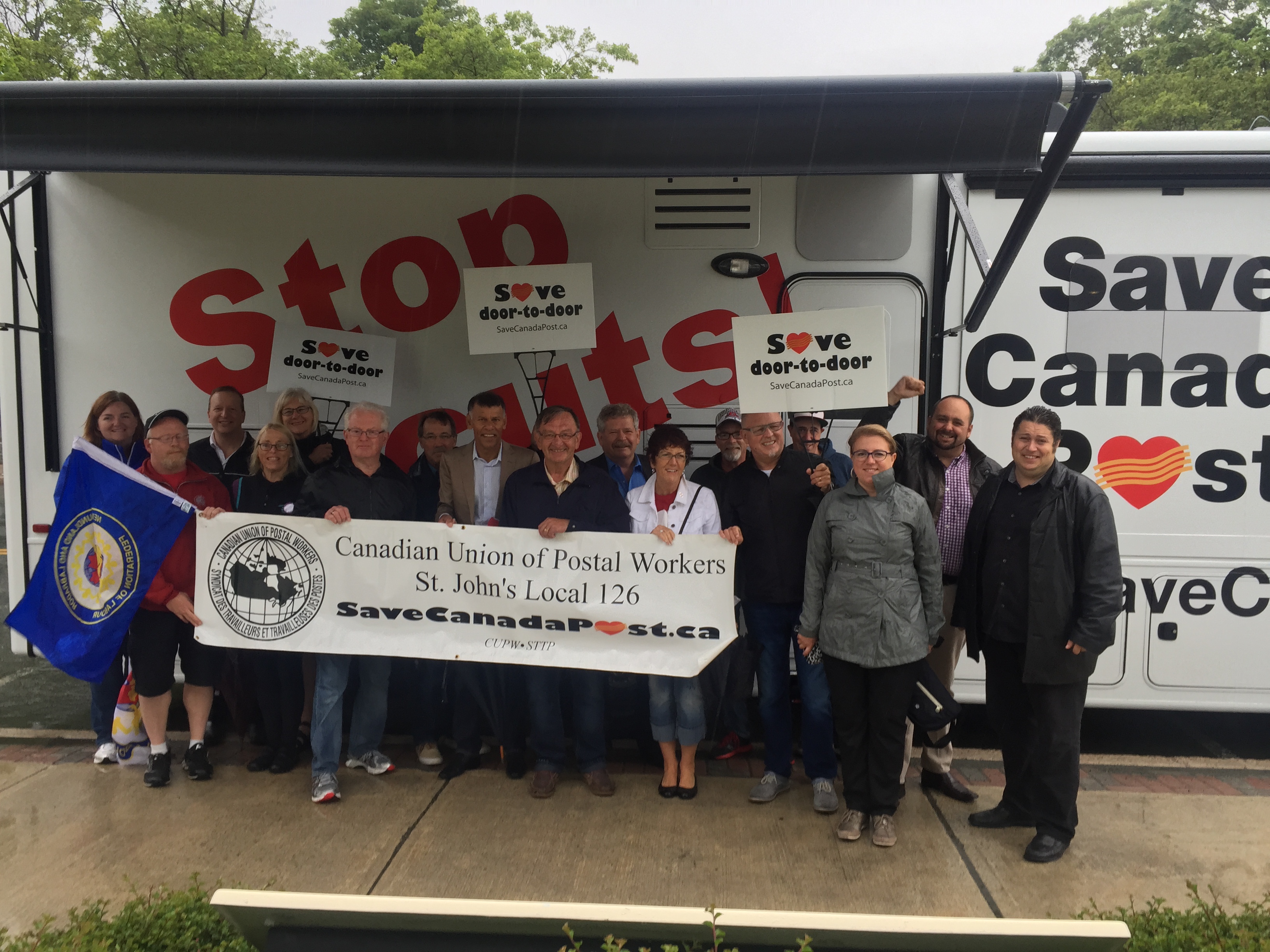 Caravane « Sauvons Postes Canada d’un océan à l’autre! »