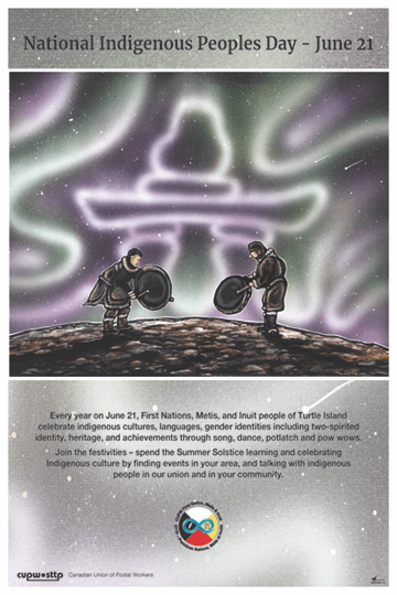 Poster: Stand up for Indigenous Day!