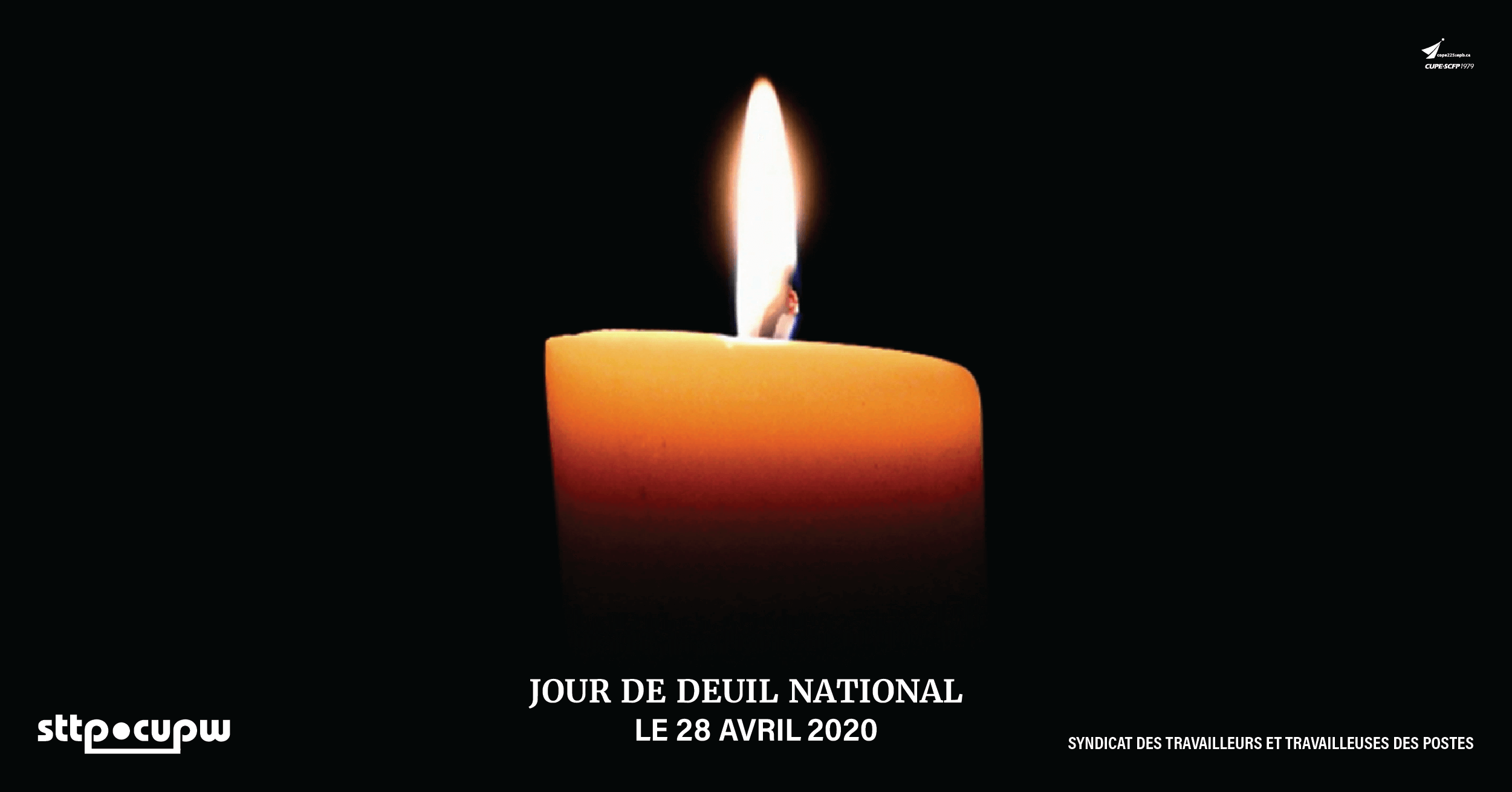 Jour de deuil national - le 28 avril 2020
