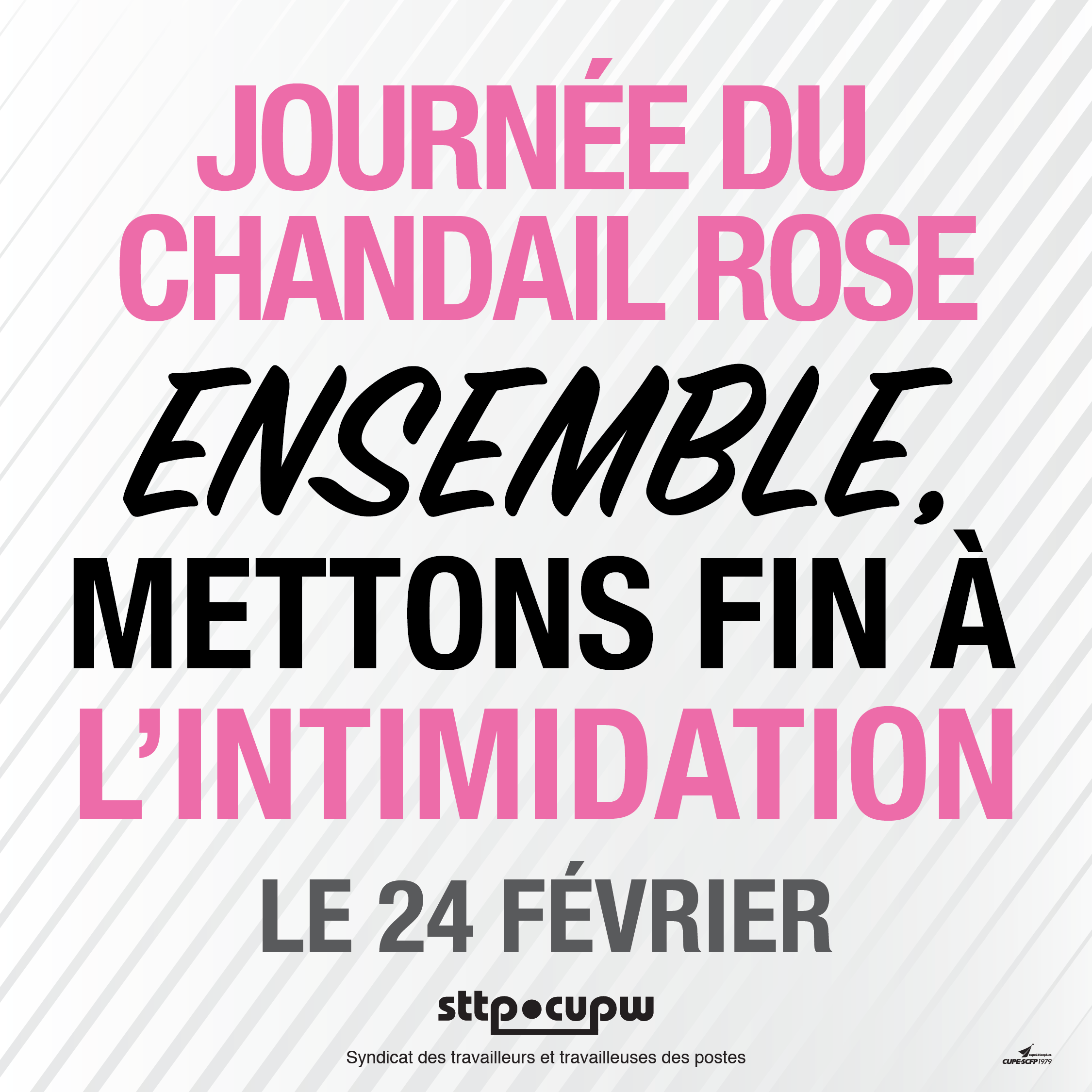 Cette année, la journée du chandail rose se tient le mercredi 24 février