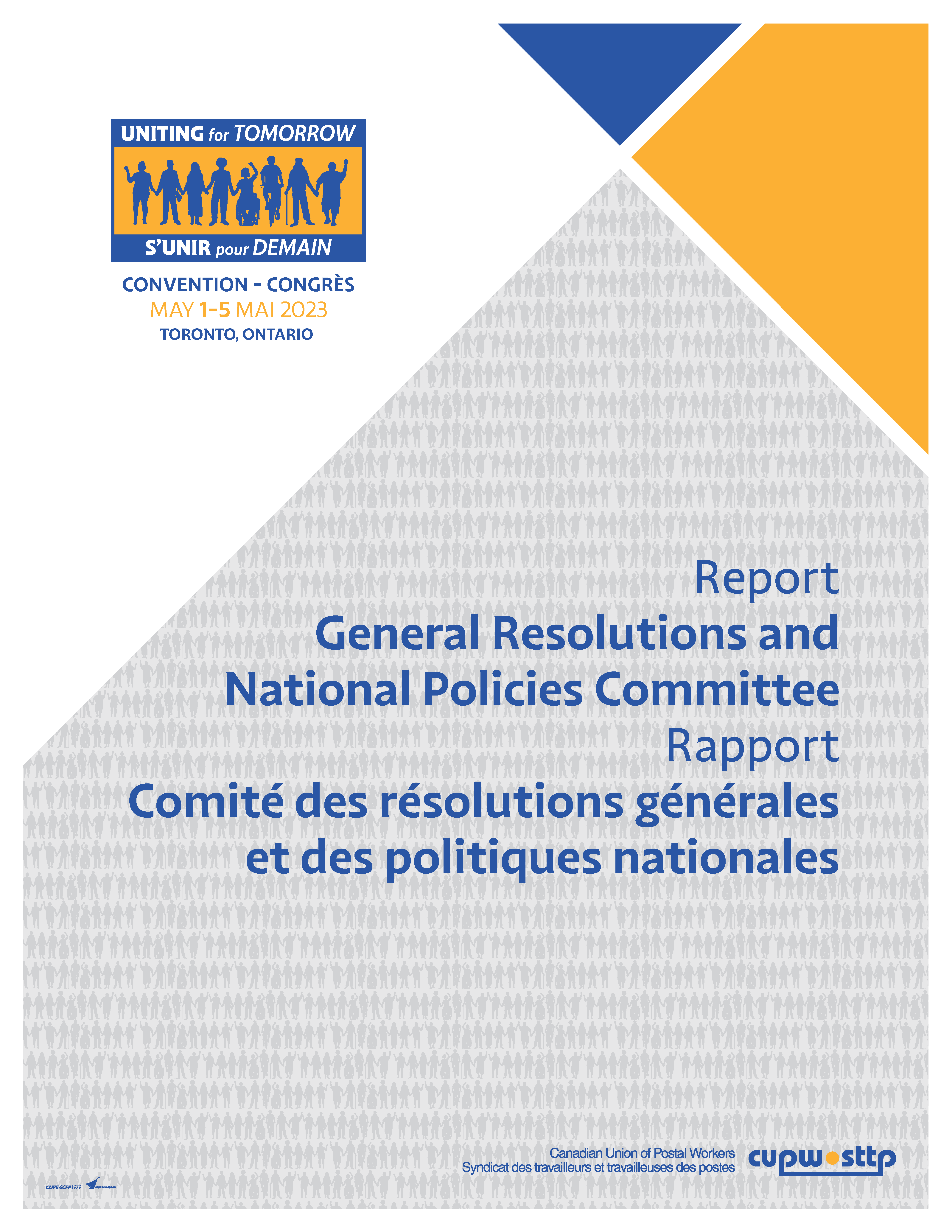 Rapport du Comité des résolutions générales et des politiques nationales (2023)