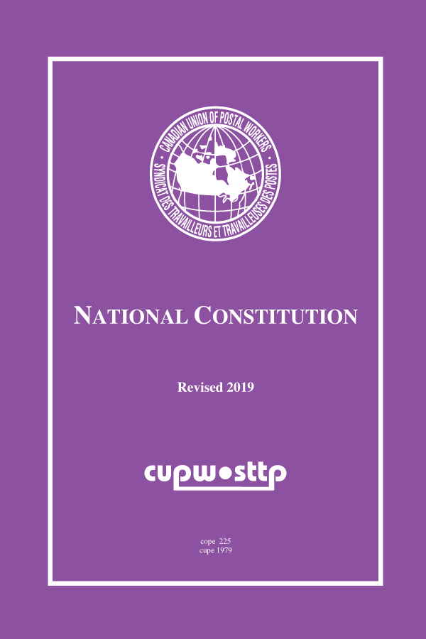 CUPW - National Constitution (Revised 2015)