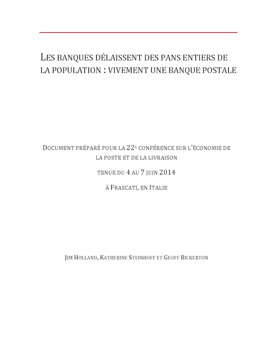 Les banques délaissent des pans entiers de la population : vivement une banque postale
