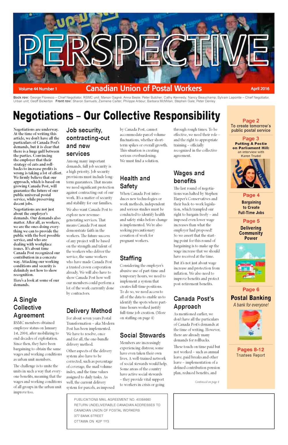 Negotiations – Our Collective Responsibility