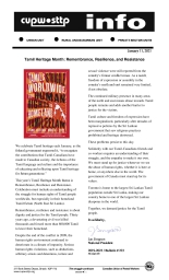 Tamil Heritage Month: Remembrance, Resilience, and Resistance