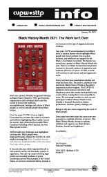 Black History Month 2021: The Work Isn’t Over