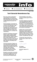 Tamil Genocide Remembrance Day