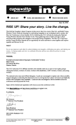 Rise Up! Share your story. Live the change.