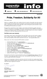 Pride, Freedom, Solidarity for All