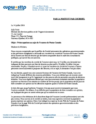 Préoccupations au sujet de l’examen de Postes Canada