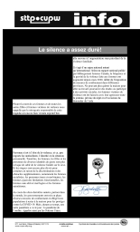 Le silence a assez duré!