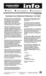 International Human Rights Day: Be Relentless in Your Fight!