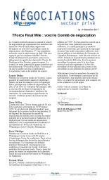 TForce Final Mile : voici le Comité de négociation 