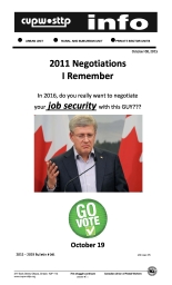 Job Security: 2011 Negotiations - I Remember