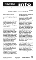 It’s Up To Us To Tell The Public The Truth!