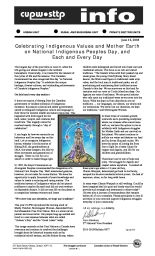 Celebrating Indigenous Values and Mother Earth on National Indigenous Peoples Day, and Each and Every Day