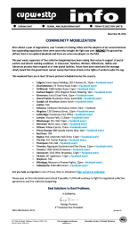 Community Mobilization