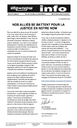 Nos alliés se battent pour la justice en notre nom