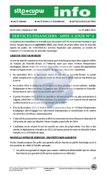 Services financiers : mise à jour no 4