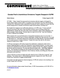 Canada Post’s Unambitious Emissions Targets Disappoint CUPW