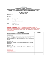 Procès-verbal de la réunion du Comité national mixte des uniformes - FFRS (Le 22 avril 2022)