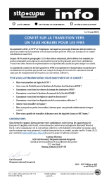 Comité sur la transition vers un taux horaire pour les FFRS