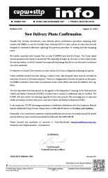 New Delivery Photo Confirmation