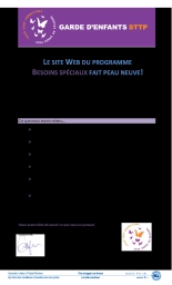 Le site Web du programme Besoins spéciaux fait peau neuve!