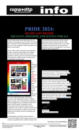 Pride 2024:  No One Left Behind:  Equality, Freedom, and Justice for All  