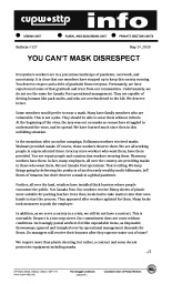 You Can’t Mask Disrespect