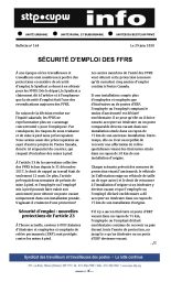 Sécurité d’emploi des FFRS
