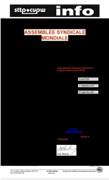 Assemblée syndicale mondiale