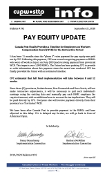 Pay Equity Update