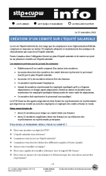 Création d’un comité sur l’équité salariale