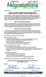 Quelques questions réglées