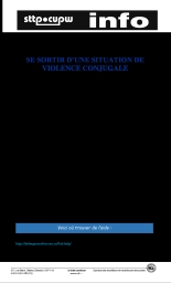 Se sortir d’une situation de violence conjugale