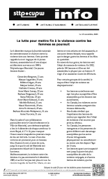 La lutte pour mettre fin à la violence contre les femmes se poursuit