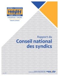 Rapport du Conseil national des syndics (2023)