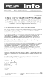 Victoire pour les travailleurs et travailleuses!