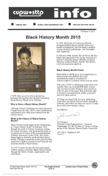 Black History Month 2015