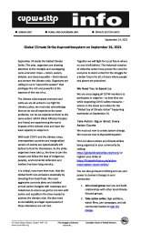 Global Climate Strike #UprootTheSystem on September 24, 2021